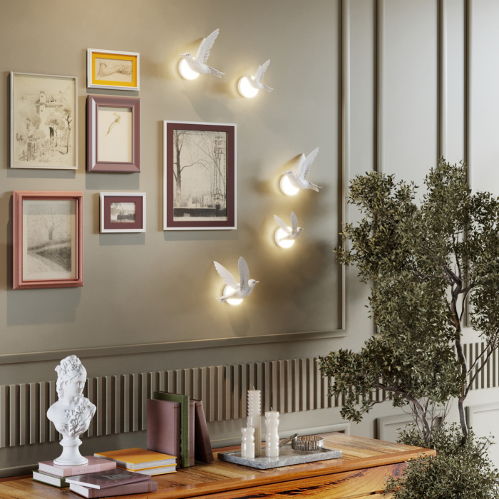 Бра Odeon Light Colombella Hightech 4341/3WLA фото в интерьере